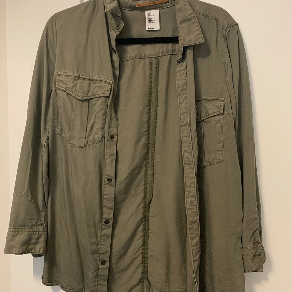 H&M Army Green Shirt
